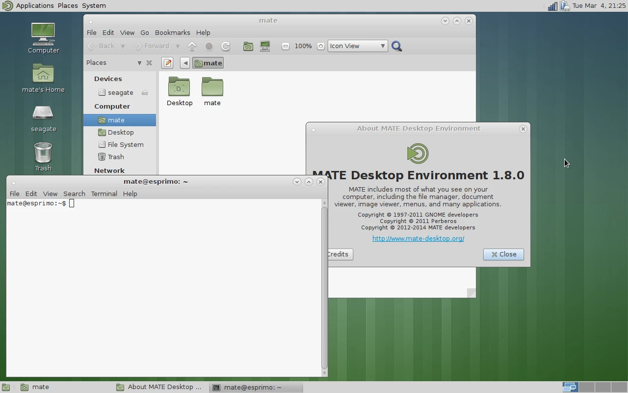 mateスクリーンショット